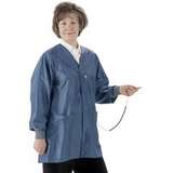 ESD-Safe Hallmark Jacket with Cuffs and Ground Snap, Royal Blue